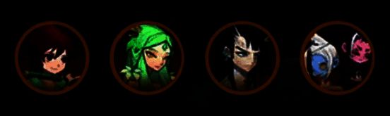 韩湘子、女娲、青龙、黑白无常伙伴组合图片