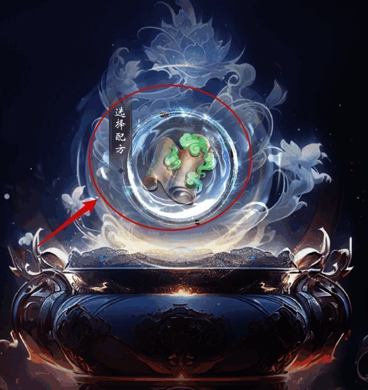 信香及配方选择示意