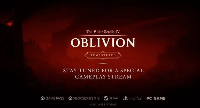 《上古卷轴4：重制版》发售信息画面