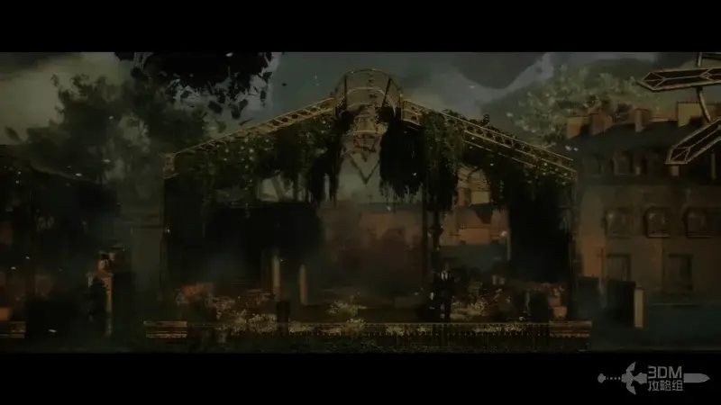 花园与纪石的画面