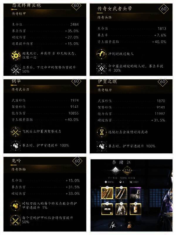 《刺客信条：影》装备搭配相关图片 2