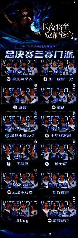 十二支参赛门派风采图