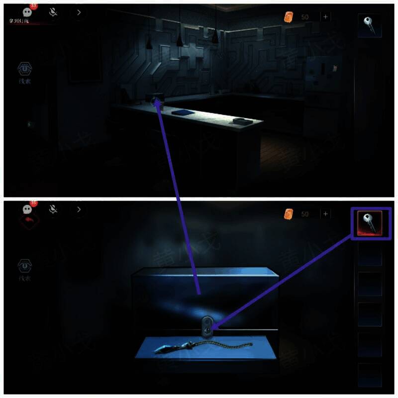 吧台上玻璃盒子图片