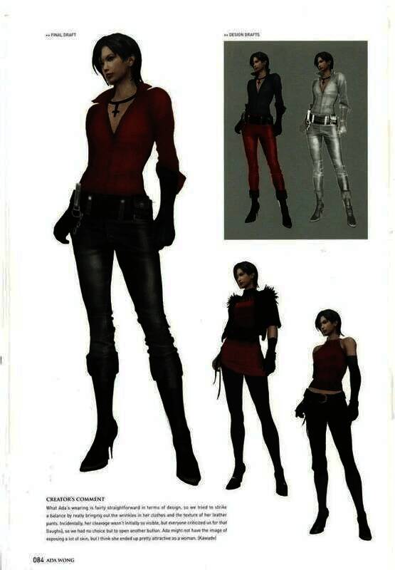 《生化危机6》废弃服装设计图示例