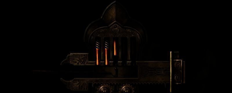 《上古卷轴4:重制版》开锁撬锁画面