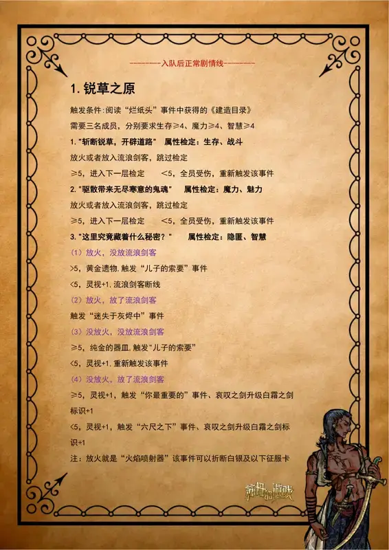 《苏丹的游戏》剧情分支选项截图