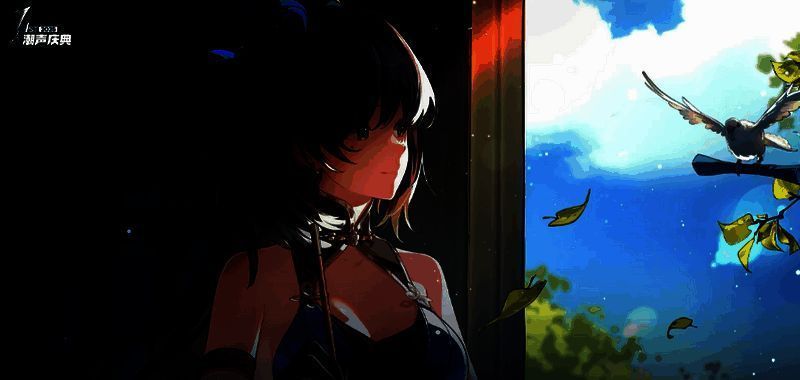 鸣潮与罗森联动宣传图