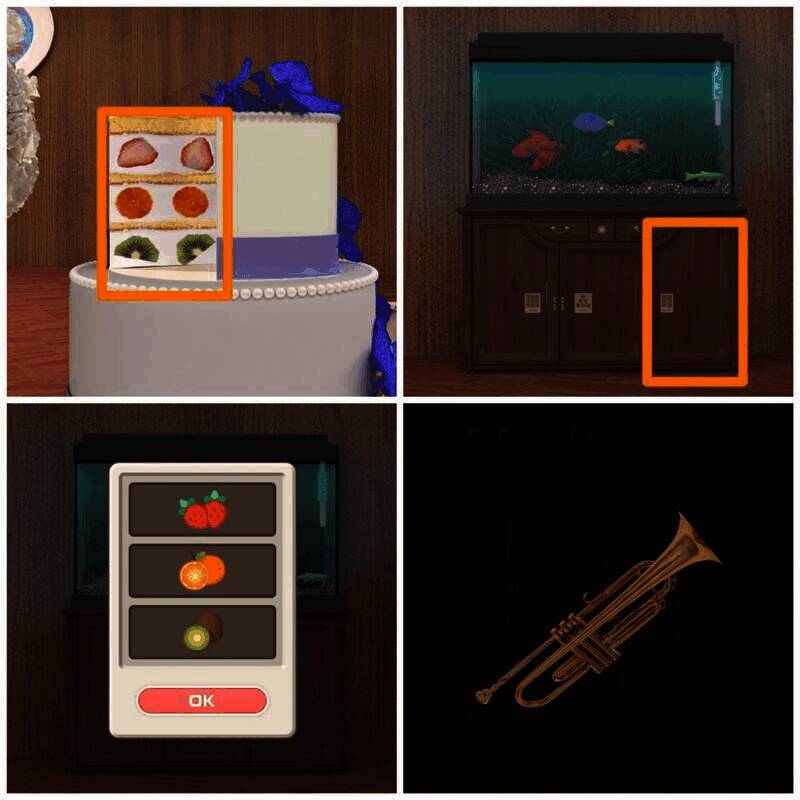 根据蛋糕水果顺序开柜得小号