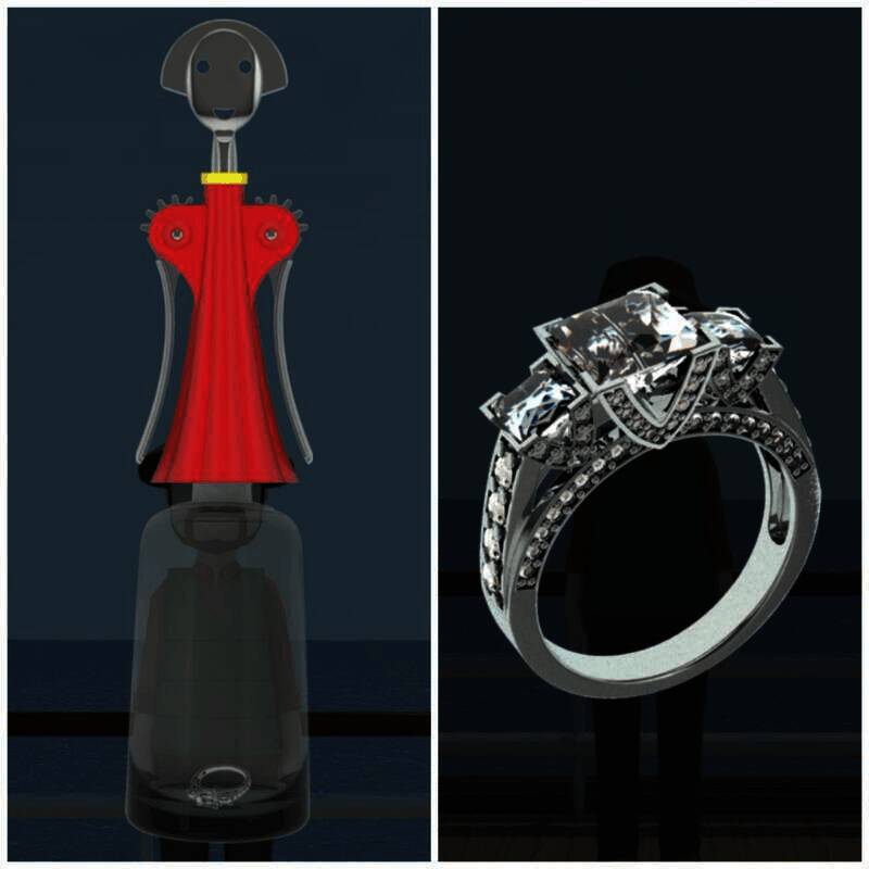 用开瓶器开玻璃瓶得戒指