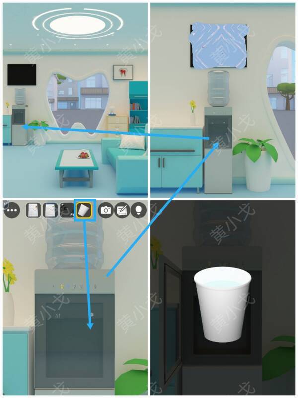 用一次性杯子装水图