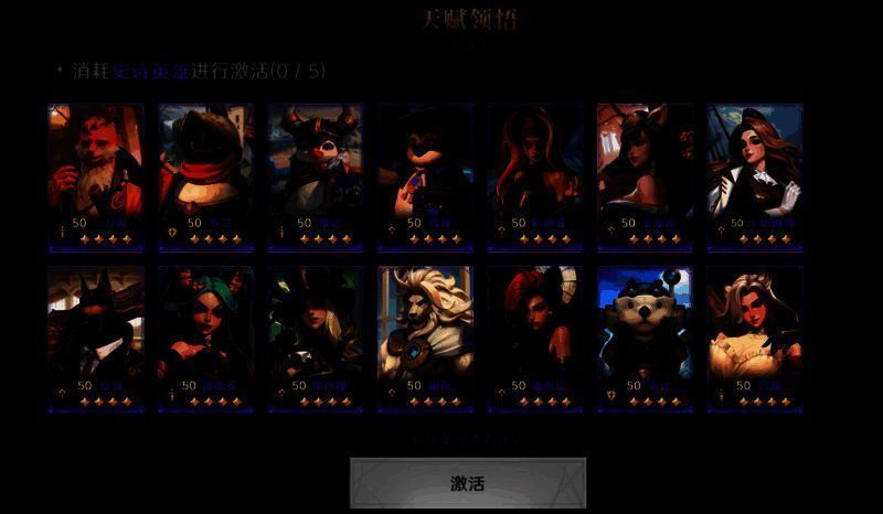 天赋等级解锁消耗说明图片