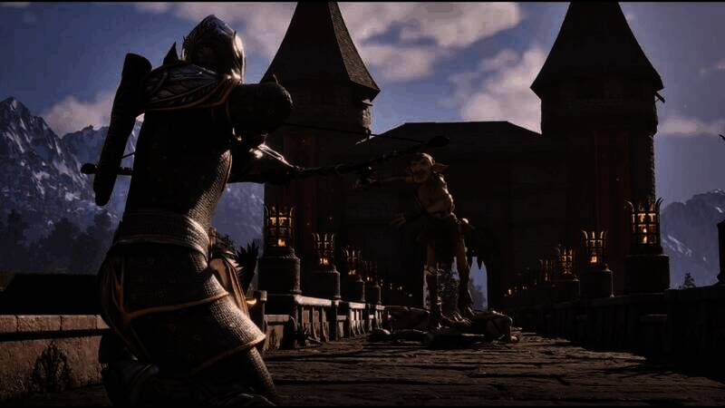 《上古卷轴4：重制版》与原版画面对比截图3