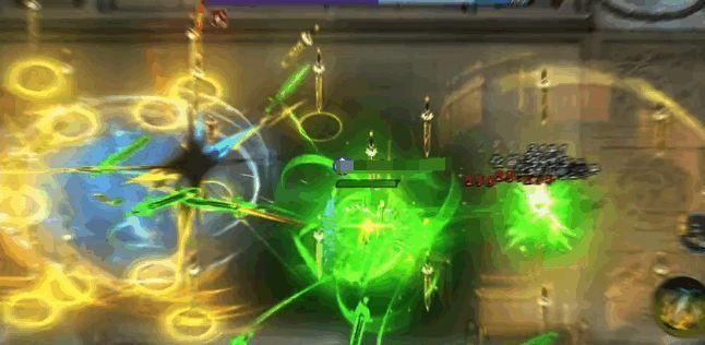 《掌门下山》PVP对战中玩家操作画面