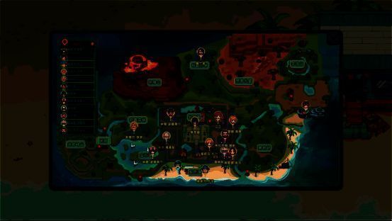 《牧神镇物语》中神秘岛屿景象