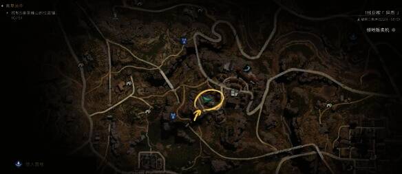 破碎三角洲 - 高岸镇建筑位置图