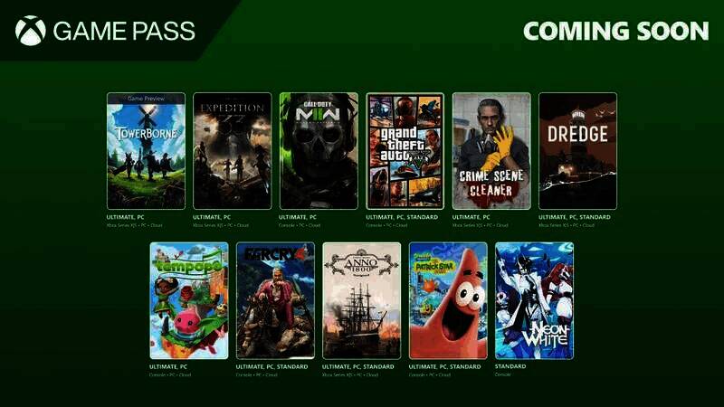 Xbox Game Pass 4月下旬游戏相关图片