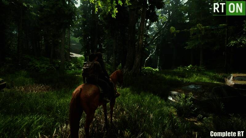 《最后的生还者2：重制版》默认画质与开启光追MOD画质对比图10