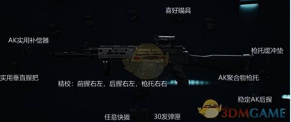 14W半改版AK - 12突击步枪配图