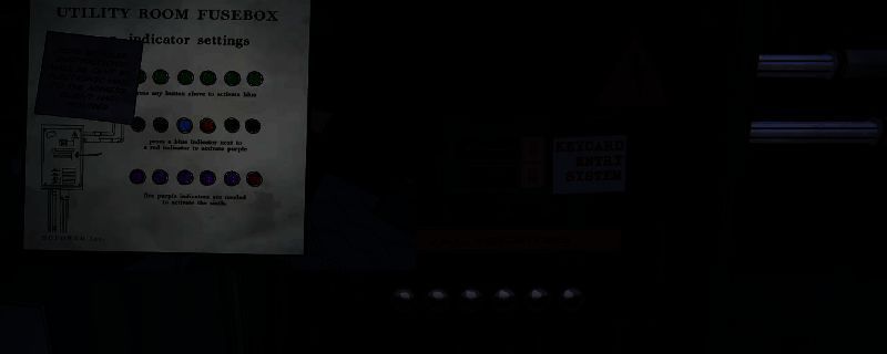 《蓝途王子》配电柜解谜相关画面