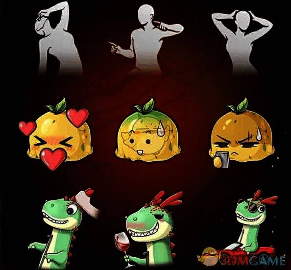 免费动作表情展示图片