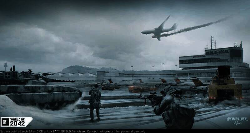 Emad Alden创作的《战地》相关概念画