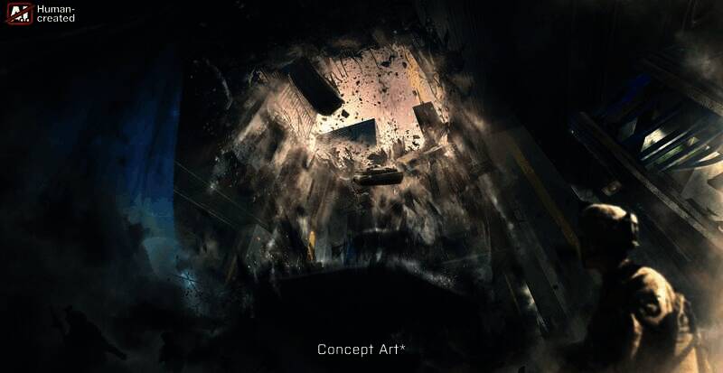 Emad Alden绘制的《战地》概念图