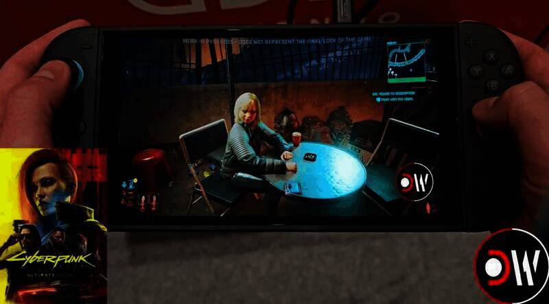 赛博朋克2077 Switch 2掌机模式实机画面3