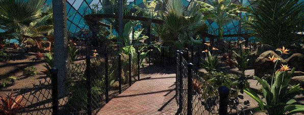 《Greenhouse》园区场景画面