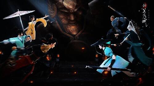 《新笑傲江湖》手游常规势力战场面图