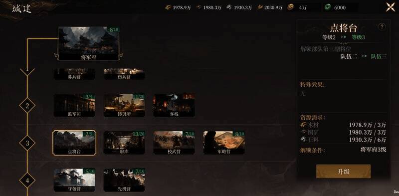 建筑升级功能解锁相关图片