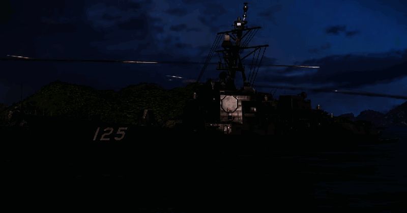 阿利伯克级防空作战模拟图片