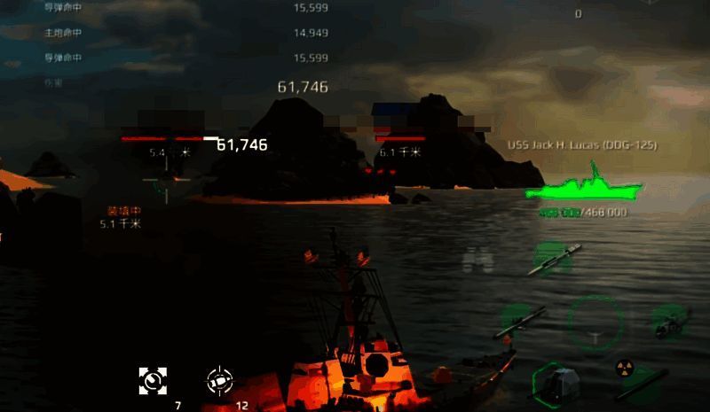 阿利伯克级电子干扰示意图