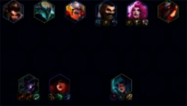 金铲铲之战S14重装战士卡牌阵容羁绊示意图