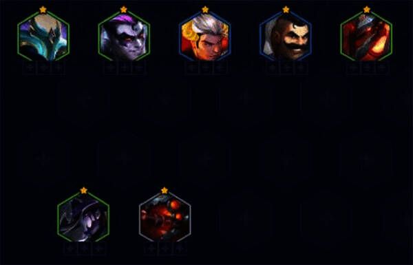 金铲铲之战S14七级后阵容站位示意图