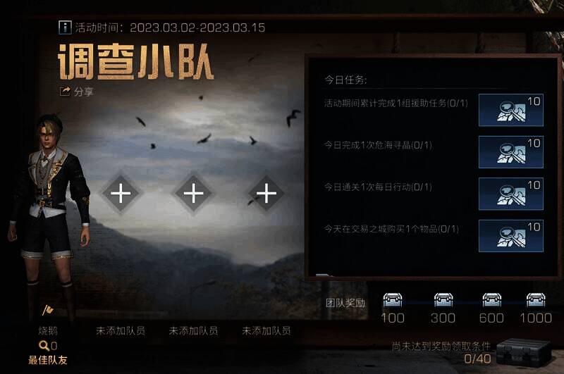 调查小队活动相关展示图