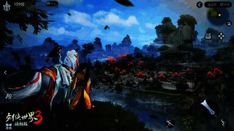 《剑侠世界3》焕新版新地图宣传图