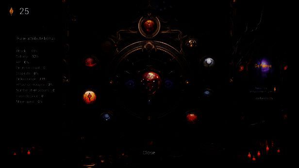 《黑蚀:无尽突围》符文界面