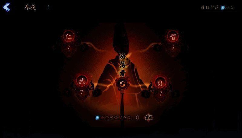 养成与职业界面图