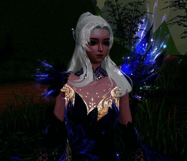 丛林中的紫英女脸模少女二