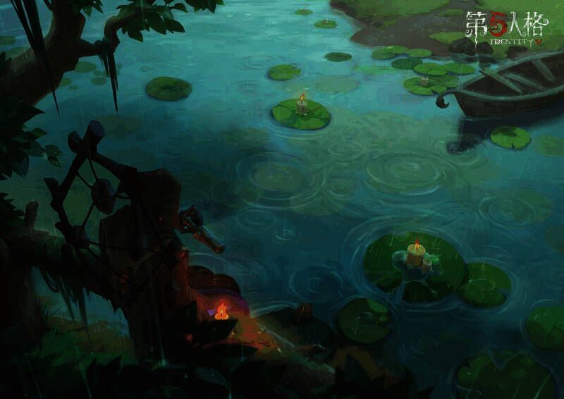 雨水节气南方春意盎然景象图