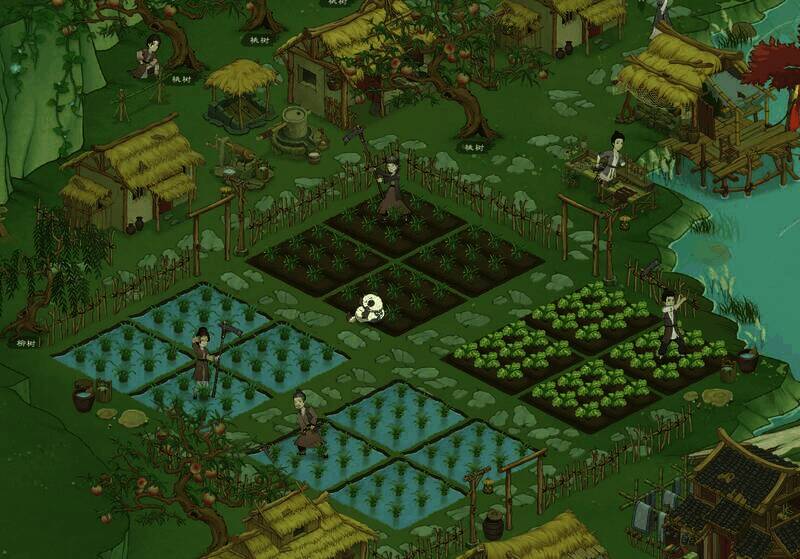 农田初期布局图片