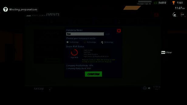 《Office Simulator》公司创建与扩展画面