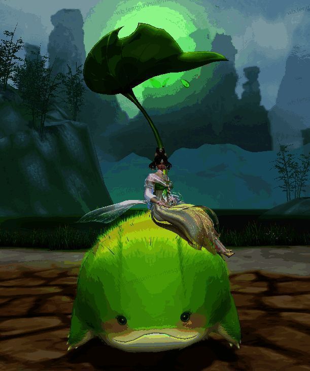 坐骑豆芽芽正面图