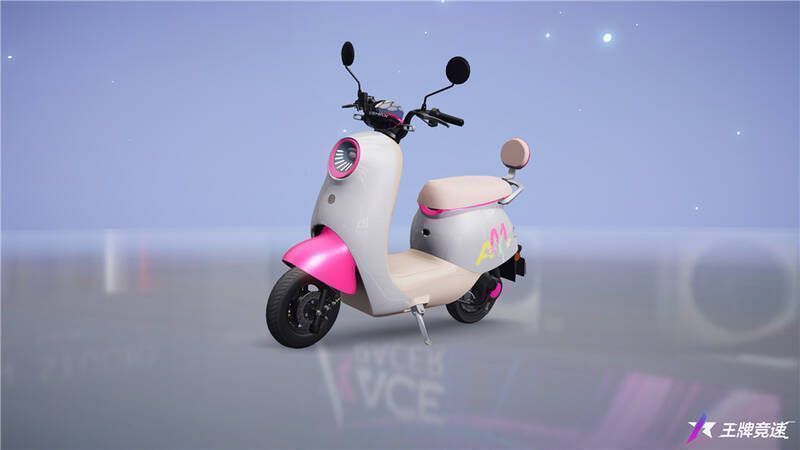 爱玛晴天电动车外观图