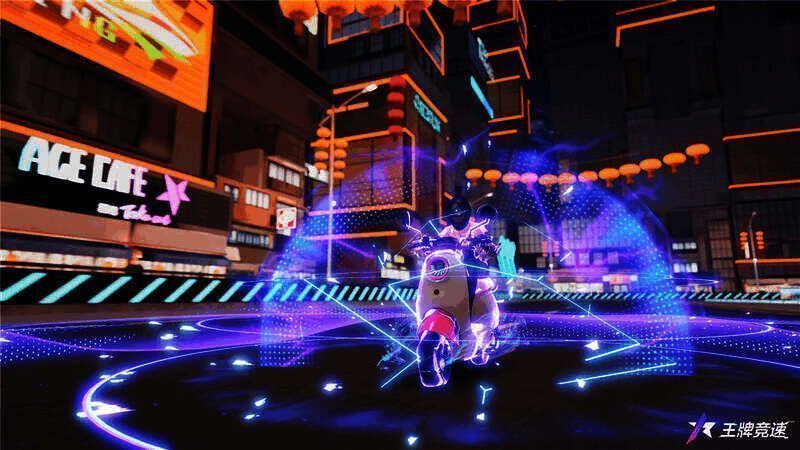 爱玛晴天在赛道上释放技能图