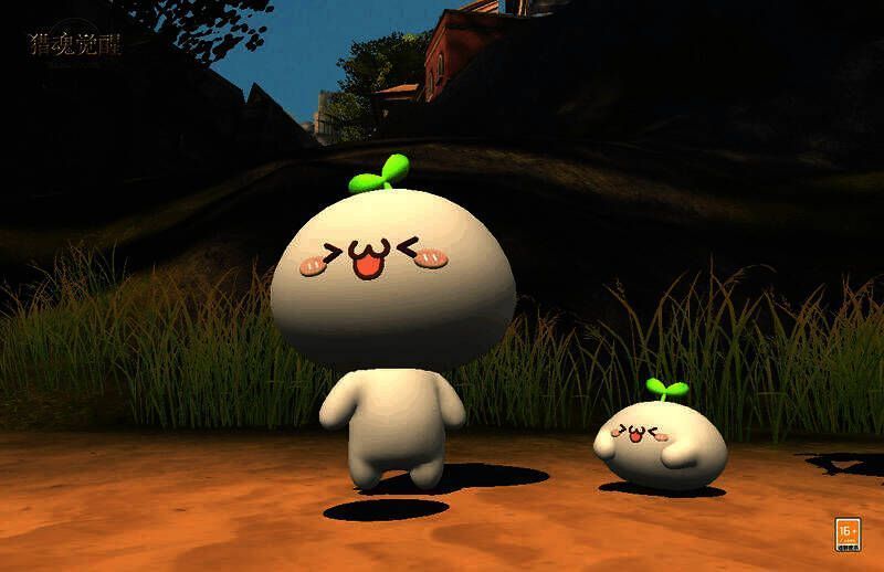 长草颜团子在《猎魂觉醒》中的画面