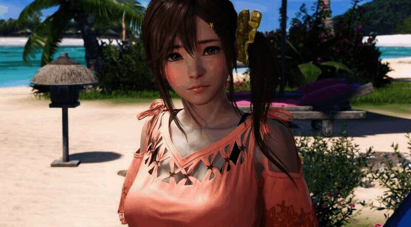 《死或生:女神璀璨假期》女角海咲宣传图2