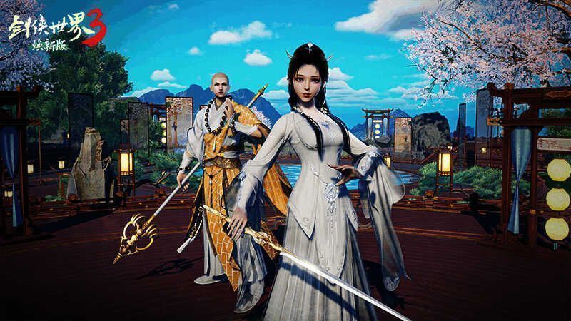 《剑侠世界3》古墓派宣传图