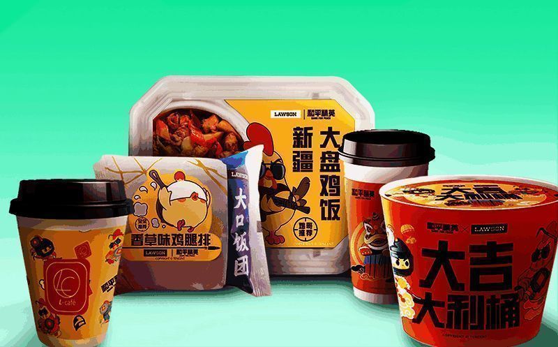 罗森联名鲜食包装细节图