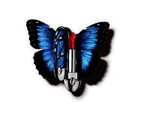 宝蓝蝶纹设计图片